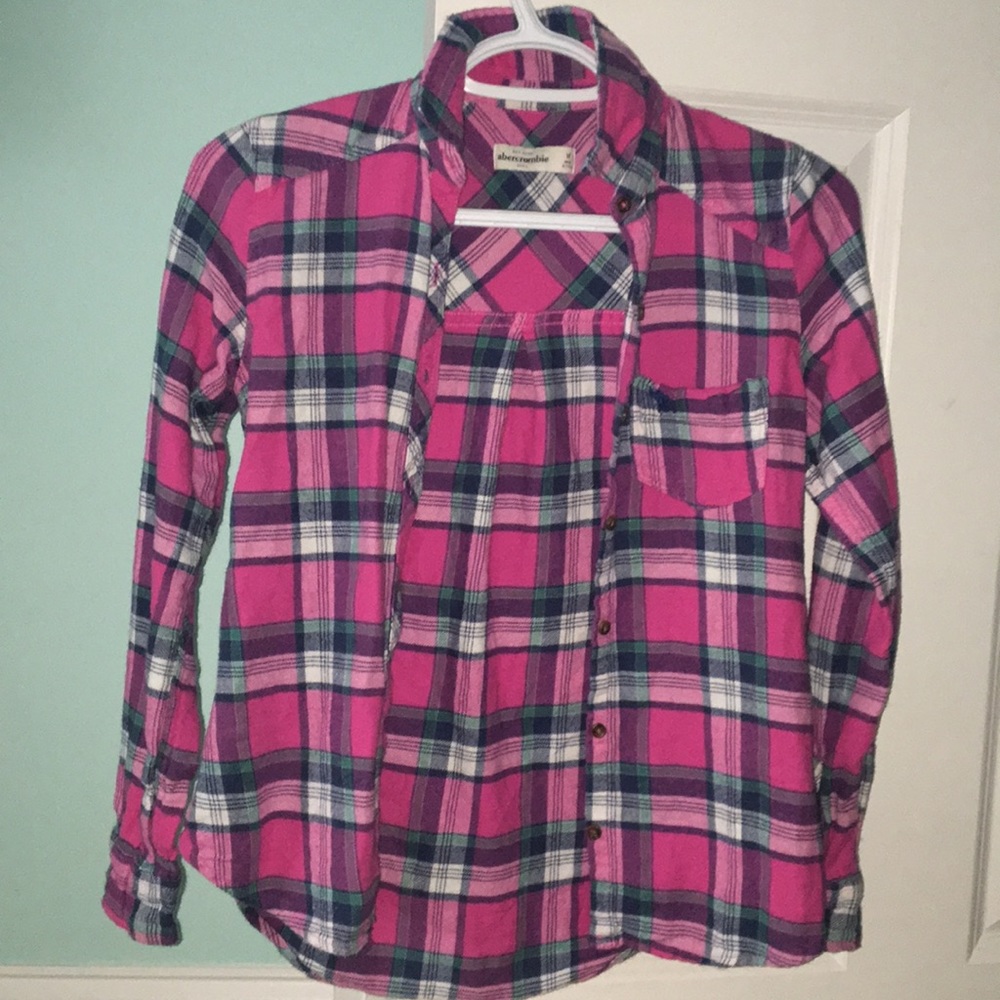 Abercrombie kids girls flannel